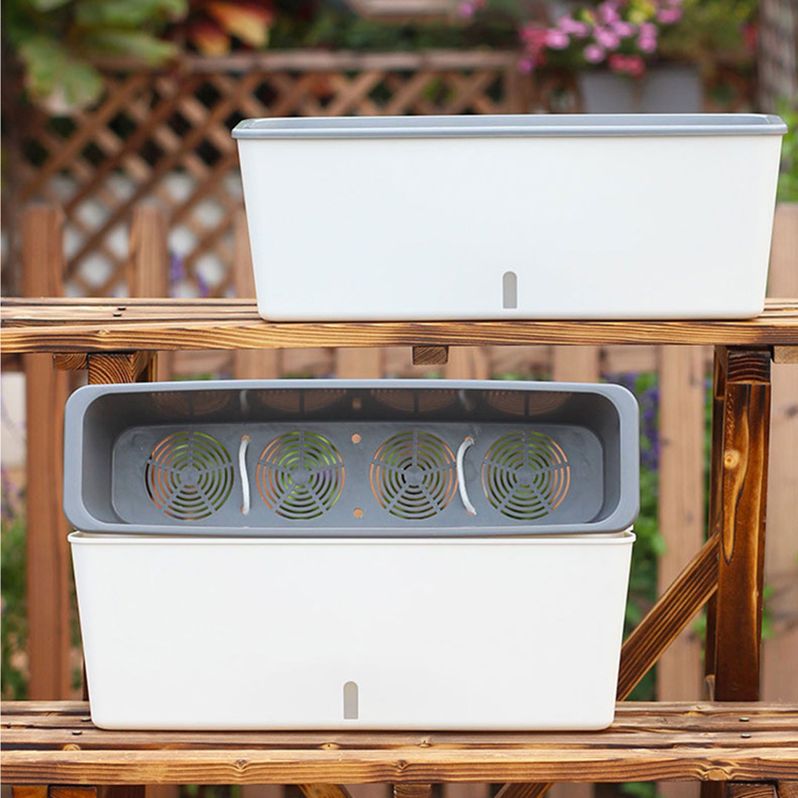 Self Watering Insert - Pot tanaman menyiram sendiri, dengan indikator