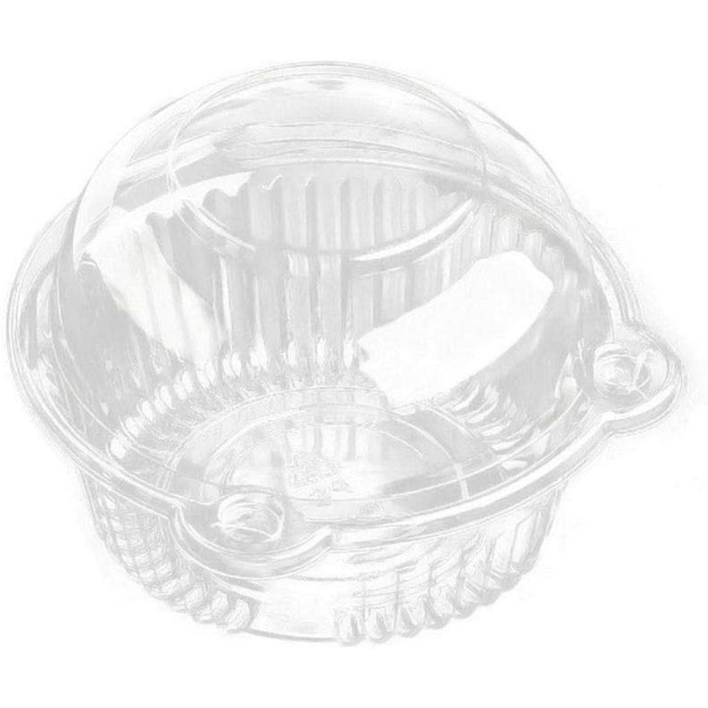 Plastic Dome Clear - Tempat Cupcake Individual, 50 Buah Wadah