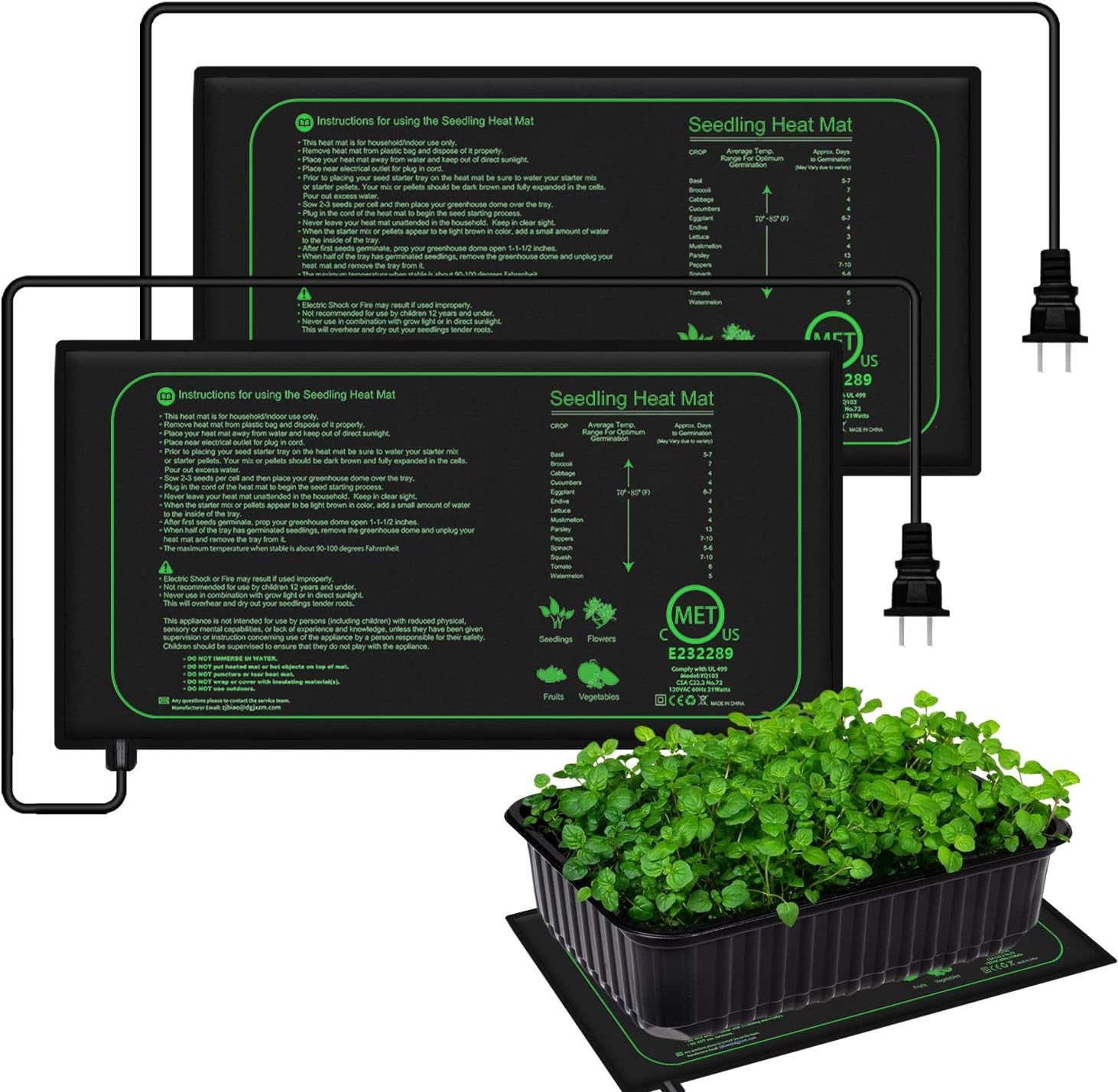 Heat Mat Seedling - 10/25/50CM alas panas bibit tanaman dalam