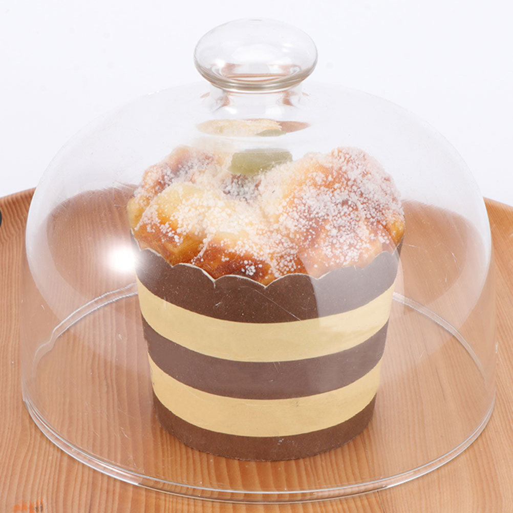 Plastic Dome Clear - 2 Buah Penutup Kubah Kue Kaca