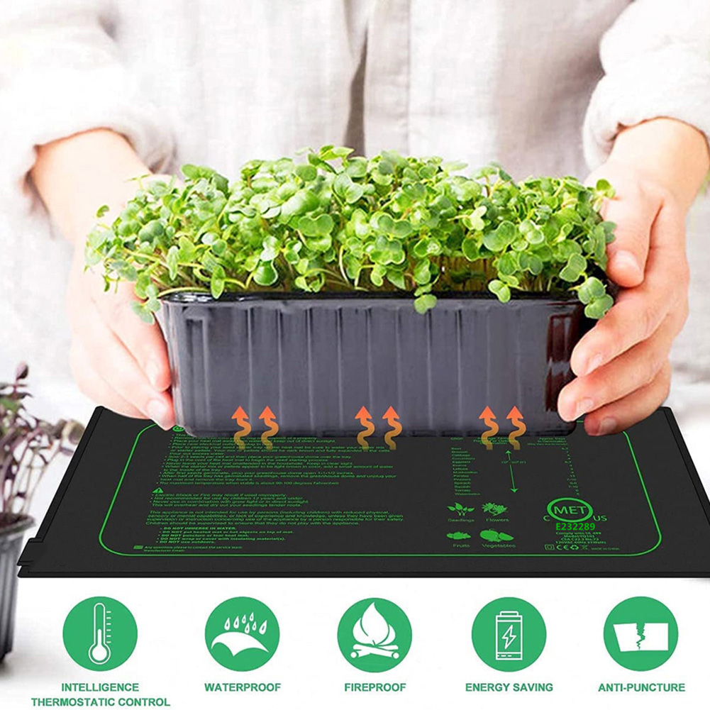 Heat Mat Seedling - Alas pemanas bibit hidroponik hangat tahan
