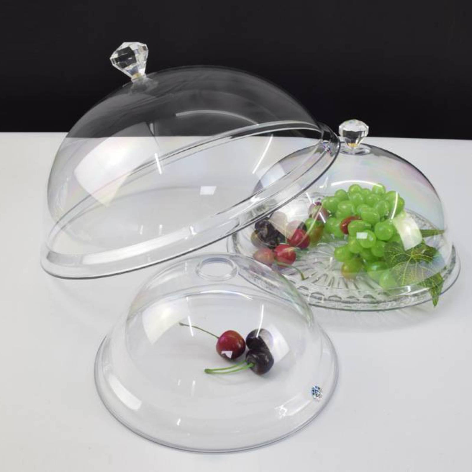 Penutup Kue Anti Debu Transpar - Plastic Dome Clear ulasan dan harga