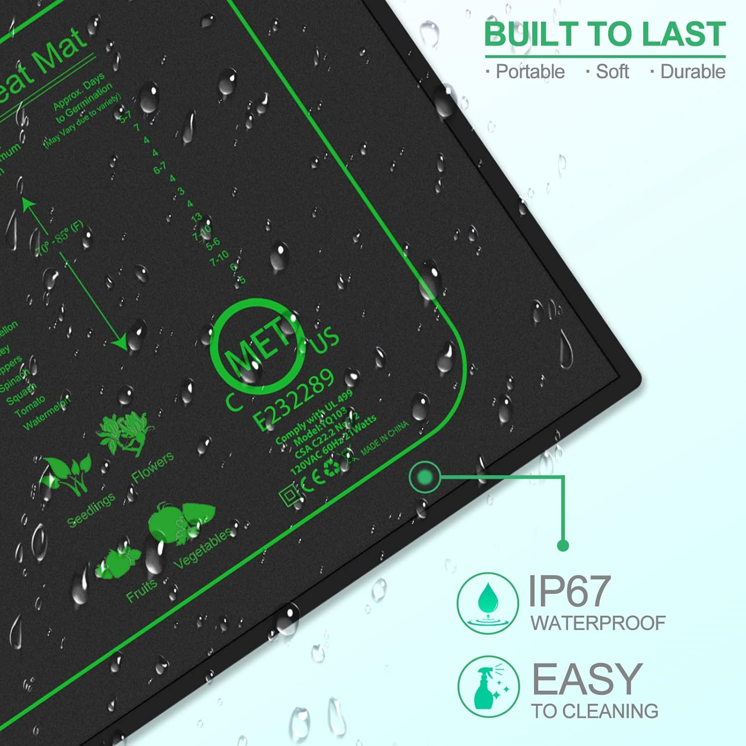 Keset panas bibit dengan termo - Rooting Gel Clone ulasan dan harga