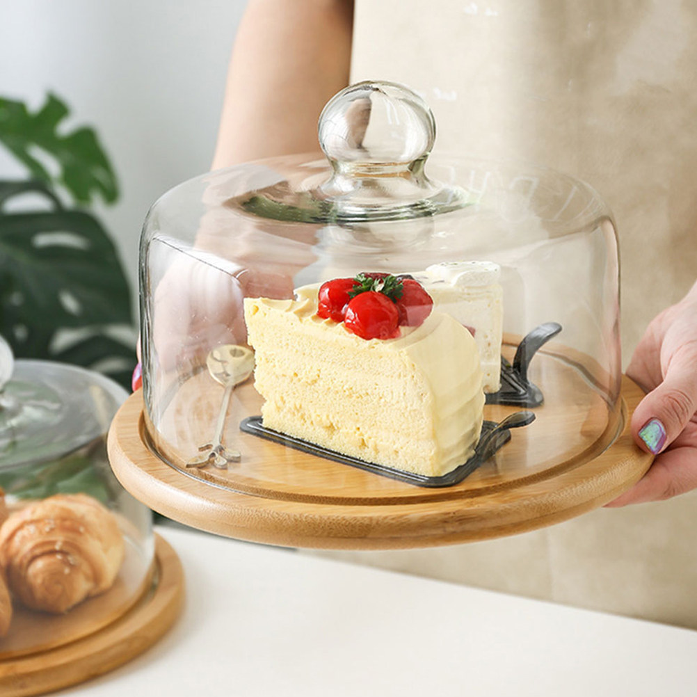 Penutup Kue Kaca Transparan 21 - Plastic Dome Clear ulasan dan harga