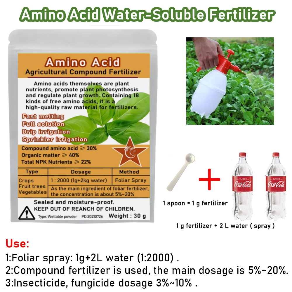 30G Bubuk Pupuk Asam Amino Maj - Rooting Hormone Powder ulasan dan harga