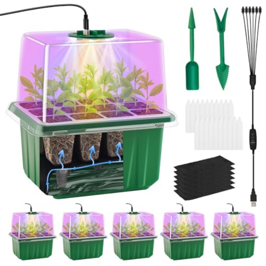 Baki Semai Benih dengan Lampu  - Humidity Dome Kit ulasan dan harga