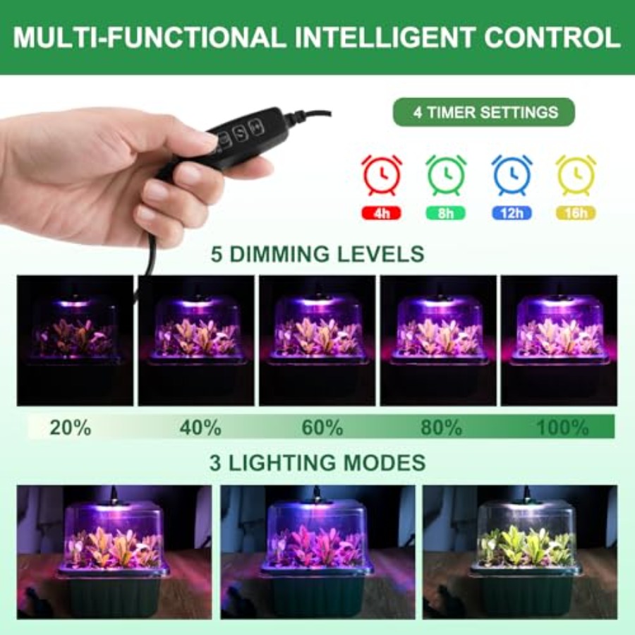 Baki Semai Benih dengan Lampu  - Humidity Dome Kit ulasan dan harga
