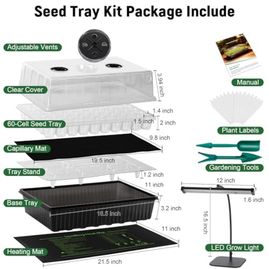 Kit Penyemai Benih Otomatis 60 - Humidity Dome Kit ulasan dan harga