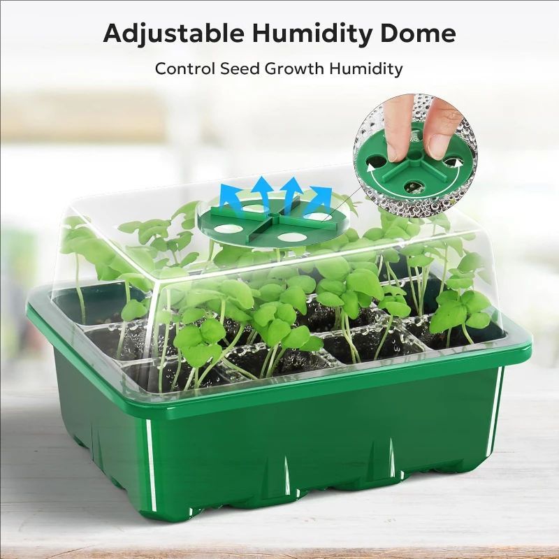 10pcs/5pcs Baki Semai Kit Pemb - Humidity Dome Kit ulasan dan harga