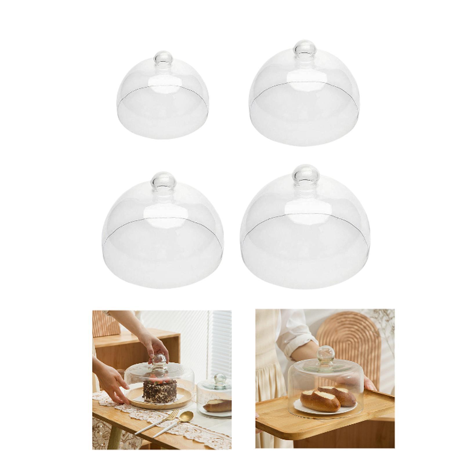 Kubah Kaca Penutup Kue, Alas S - Plastic Dome Clear ulasan dan harga