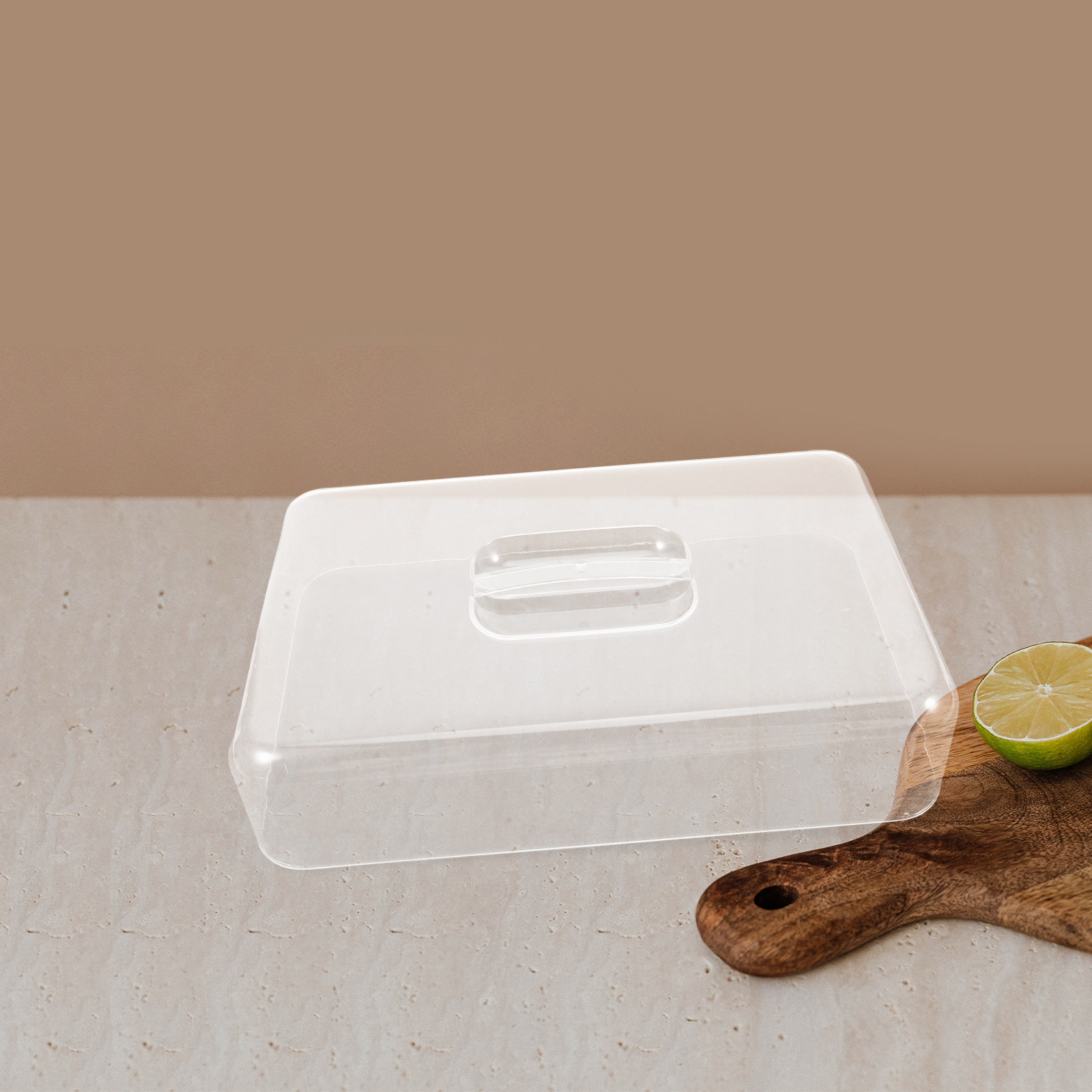 2 Buah Penutup Kue Akrilik Tra - Plastic Dome Clear ulasan dan harga