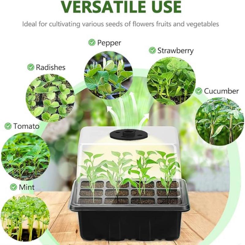 Baki starter benih dengan lamp - Humidity Dome Kit ulasan dan harga