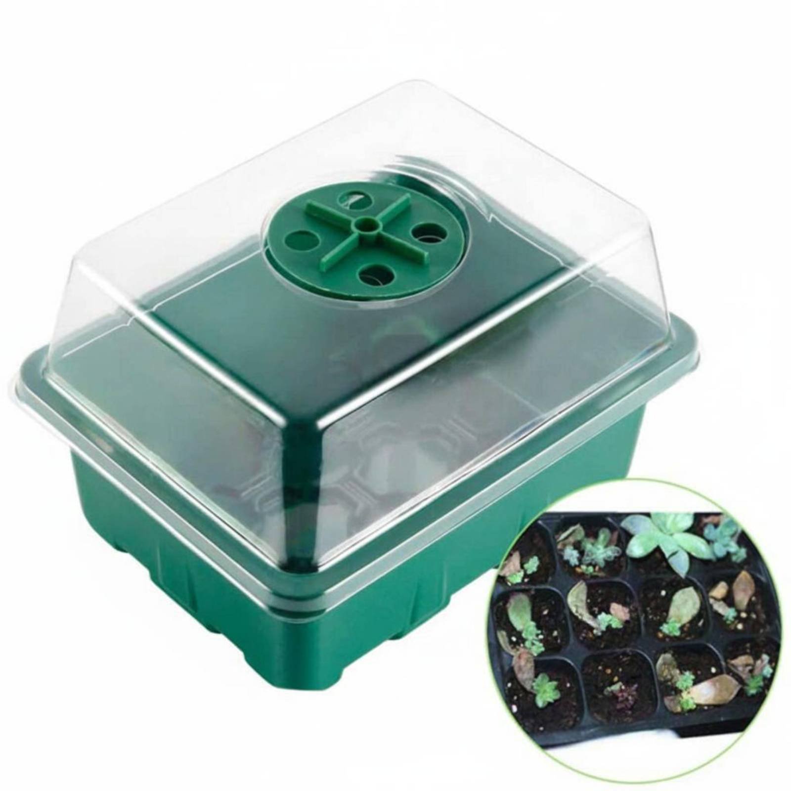 Baki Perkecambahan 12 Komparte - Humidity Dome Kit ulasan dan harga