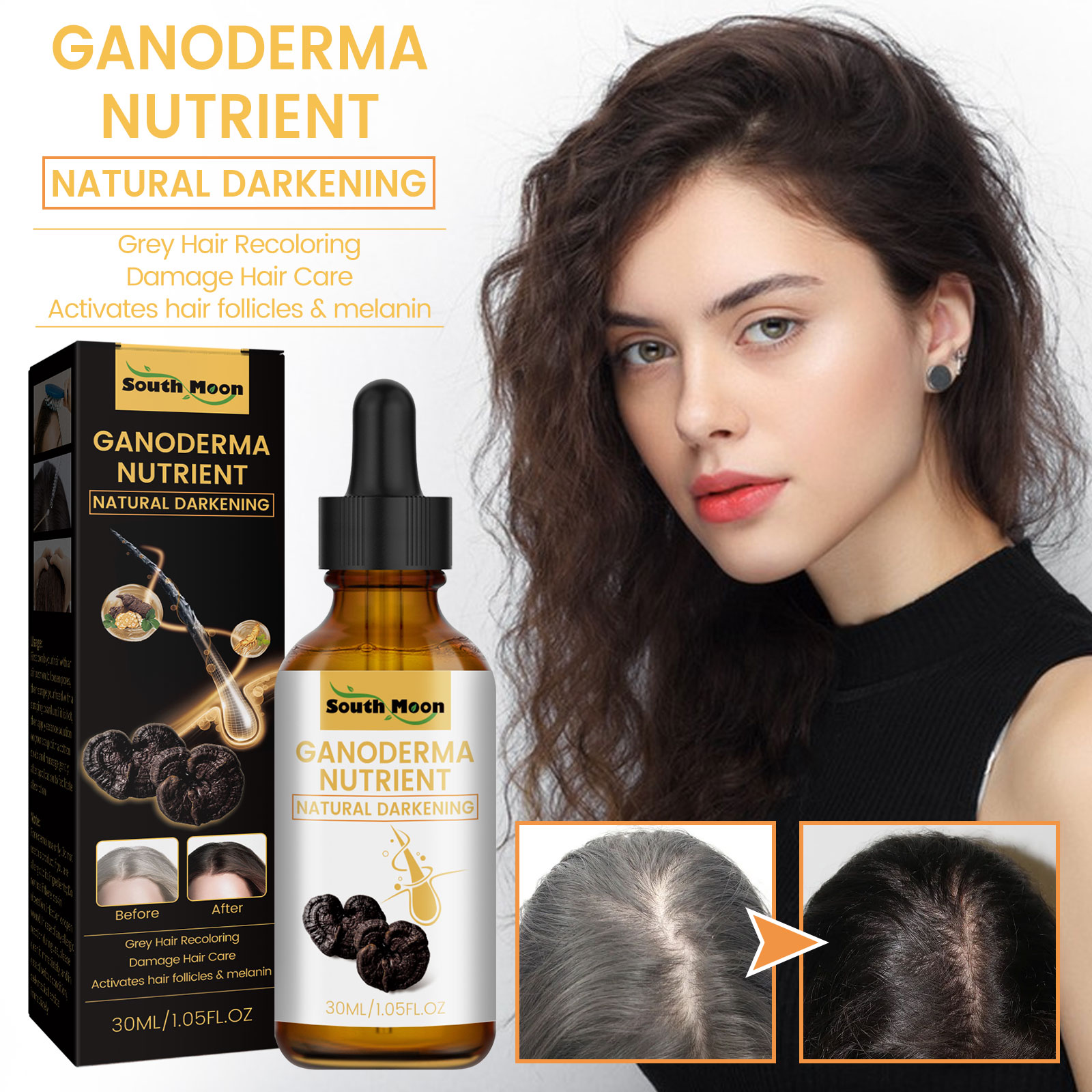 Cairan perawatan rambut Ganode - Root Stimulator Liquid ulasan dan harga