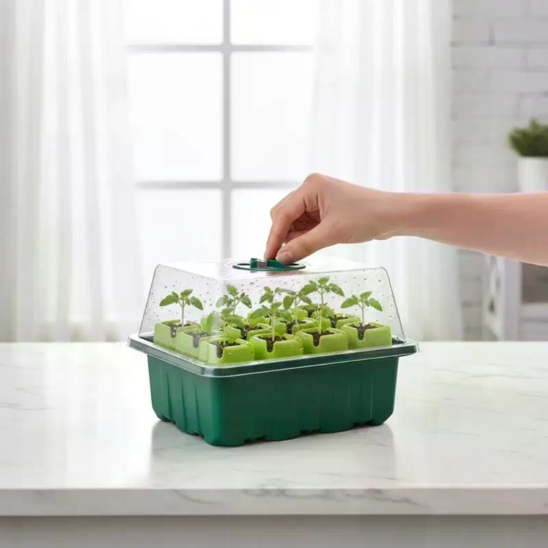 Baki Semai Benih dengan Kubah  - Humidity Dome Kit ulasan dan harga