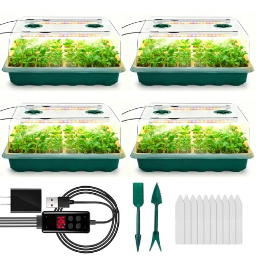 Baki Semai Benih dengan Lampu  - Humidity Dome Kit ulasan dan harga