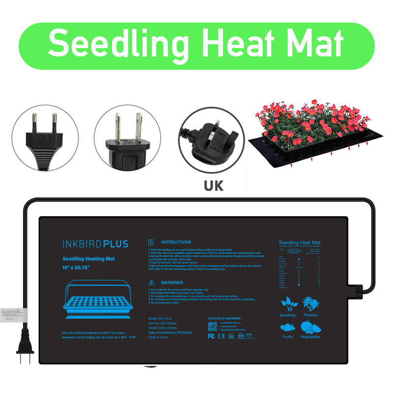 20.75X10CM EU/US/UK/AU Plug Bi - Heat Mat Seedling ulasan dan harga