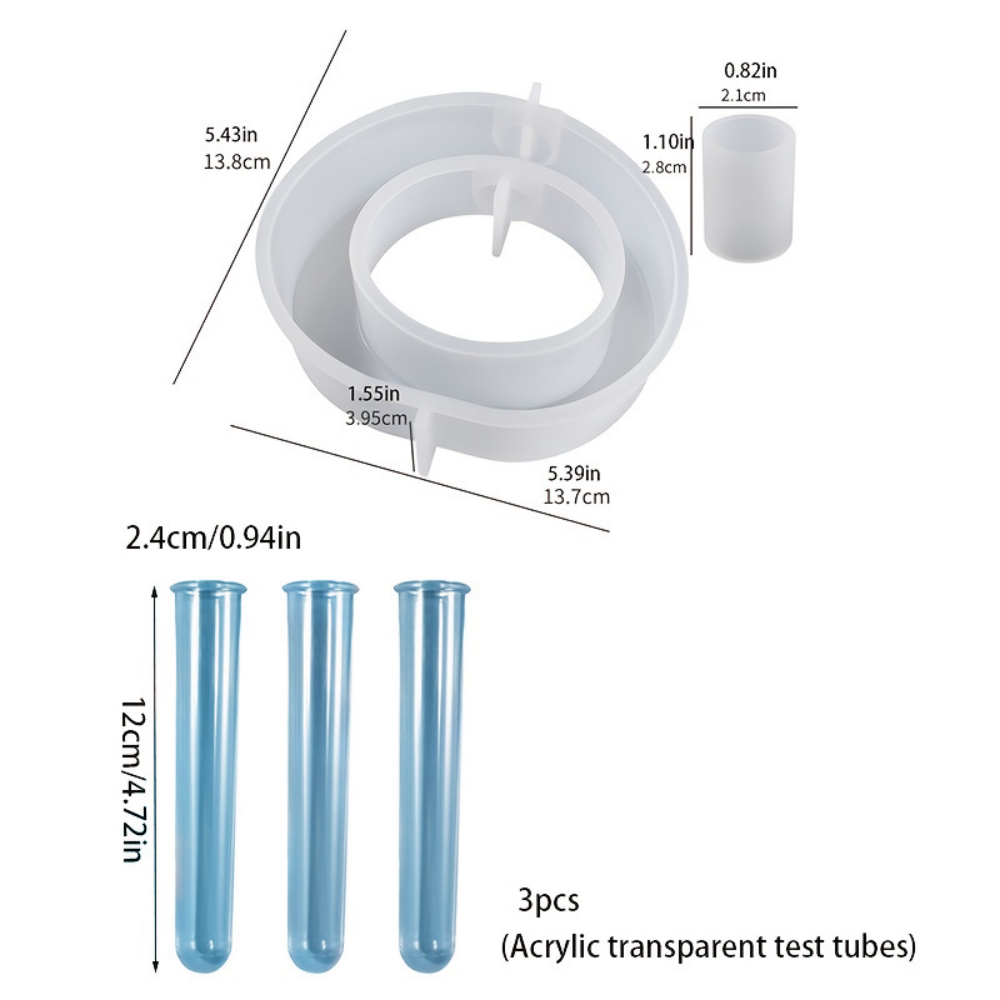 4 buah vas bunga cetakan silik - Propagation Station Vase ulasan dan harga