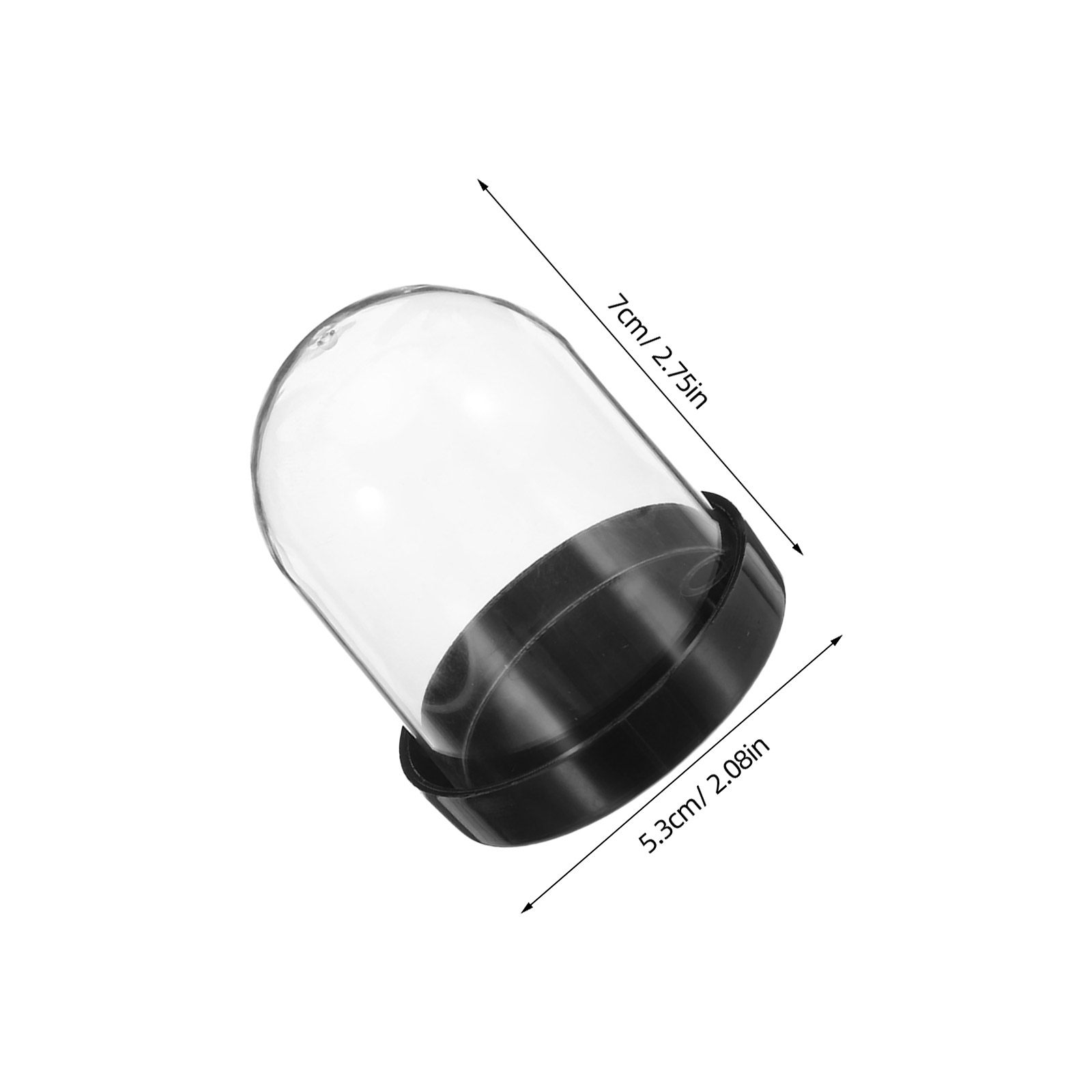 4 Buah Kubah Mikro Transparan  - Plastic Dome Clear ulasan dan harga